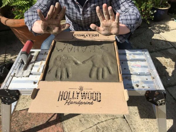 Hollywood Handprint Stepping Stone Kit