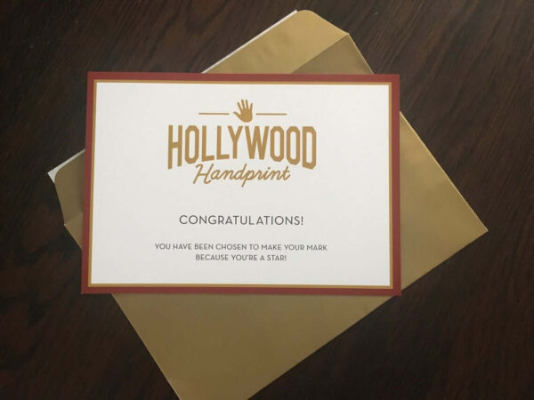 Hollywood Handprint Stepping Stone Kit - Image 2